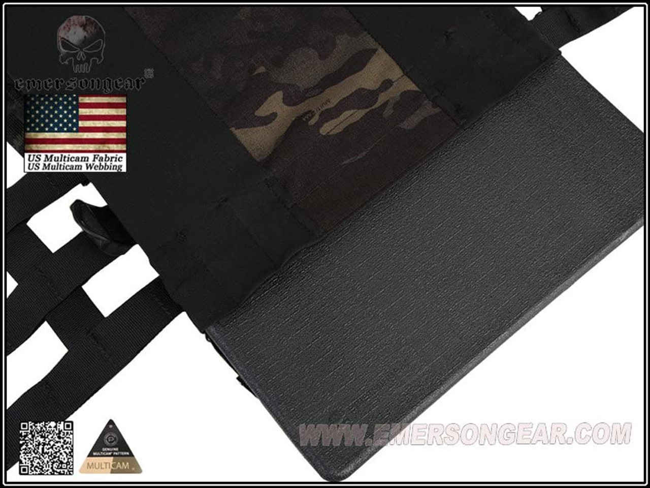 EMERSON JPC Style Plate Carrier Tactical Vest MultiCam Black