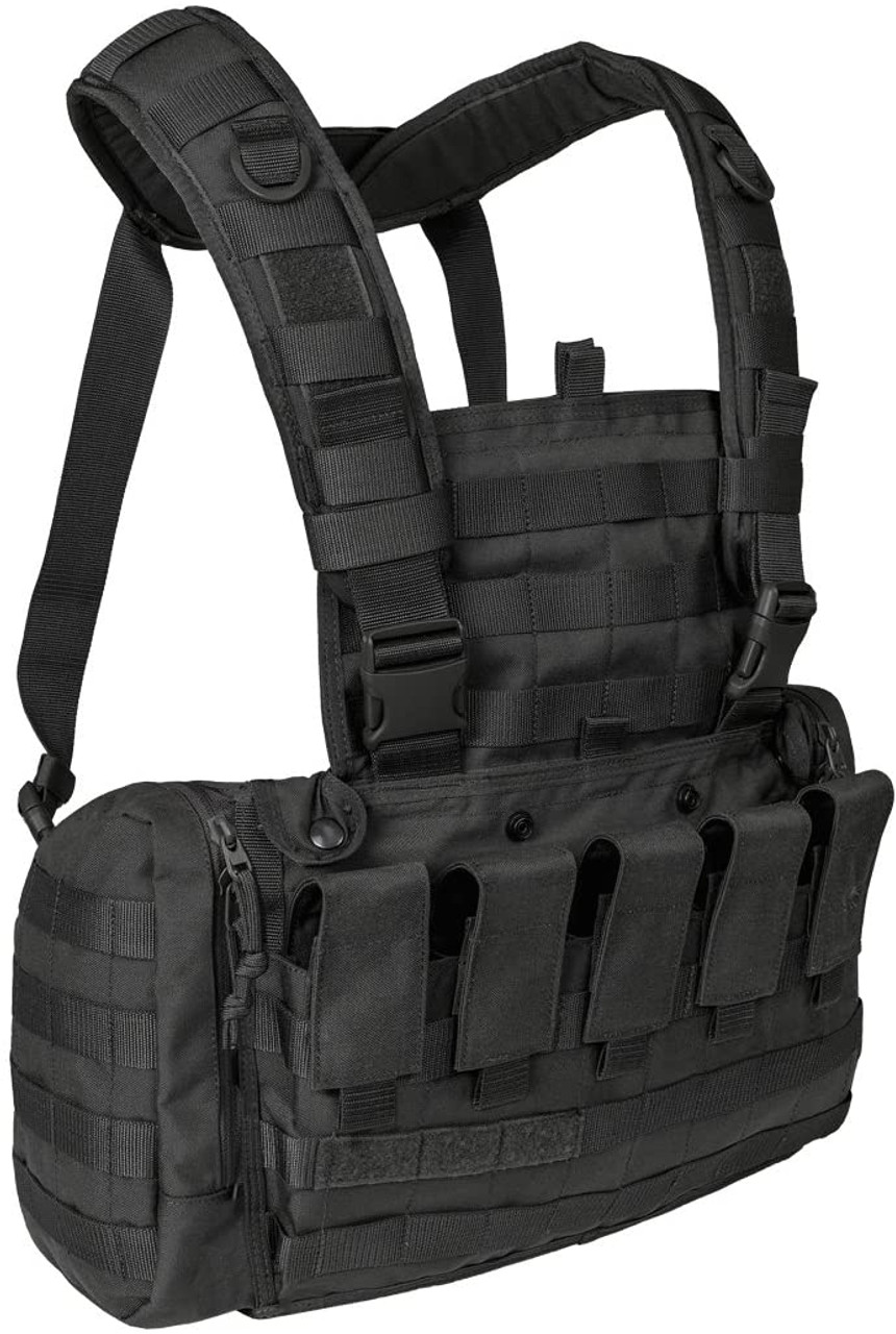 Tasmanian Tiger Chest Rig Mk2 M4 Black - Airsoft Shop Japan