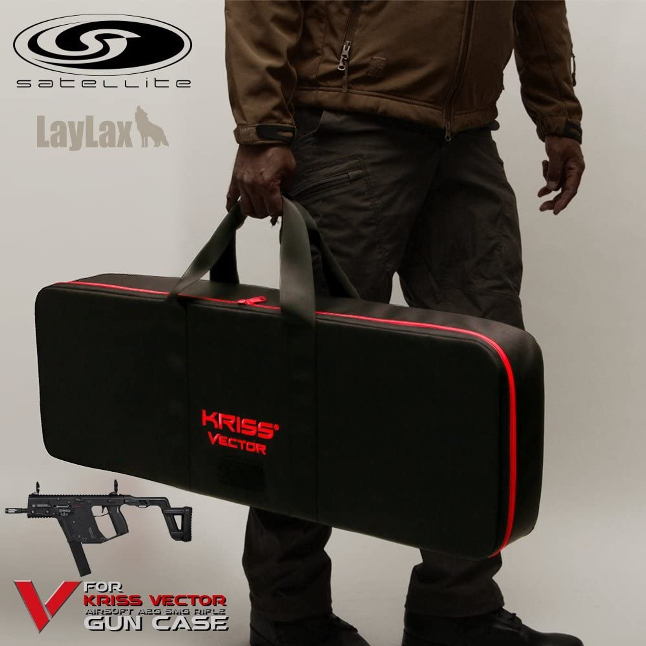 LayLax SATELLITE KRISS VECTOR Gun Case L Size (