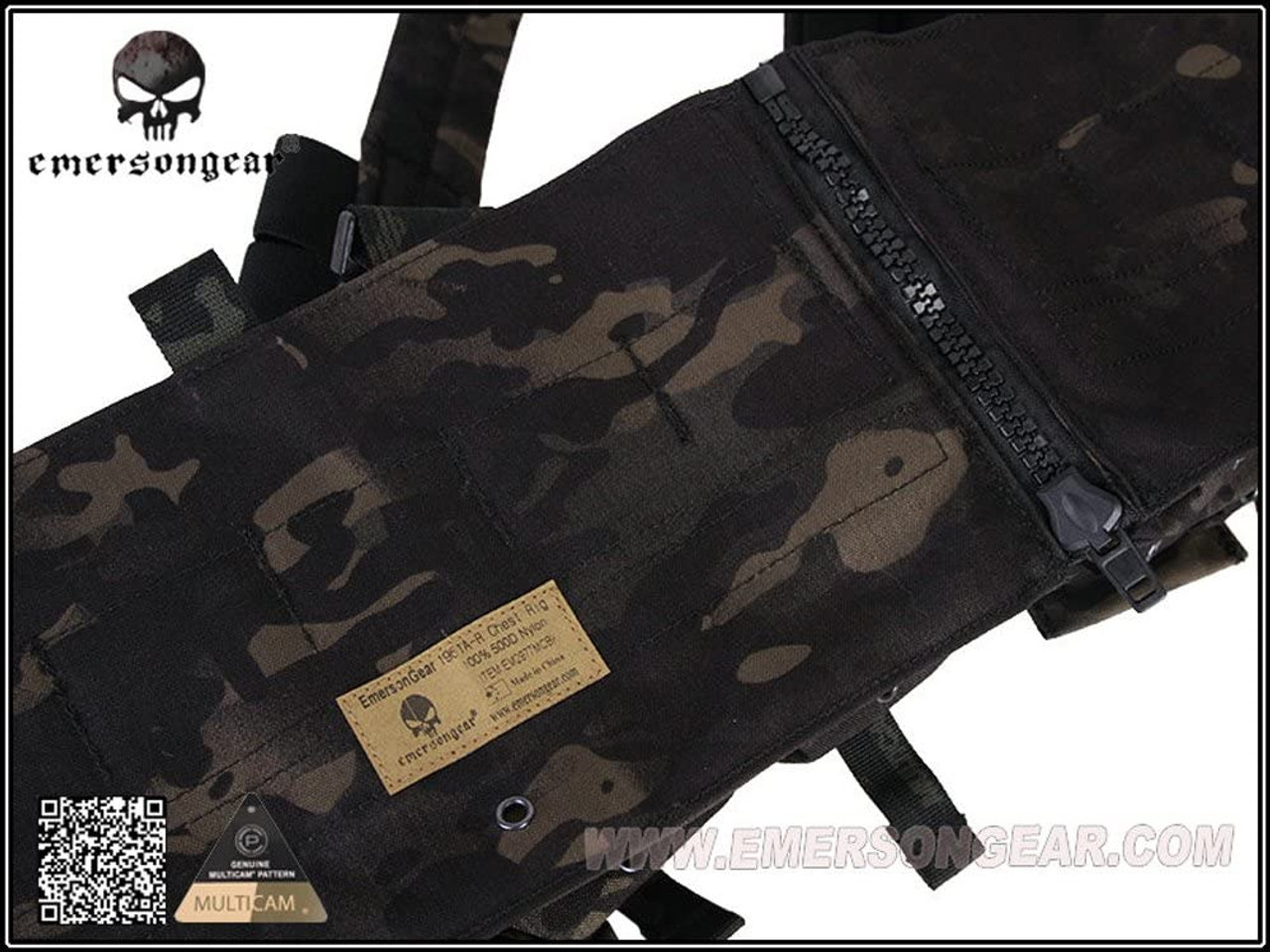 EMERSON 1961A-R Road Bearing Chest Rig Panel MultiCam Black