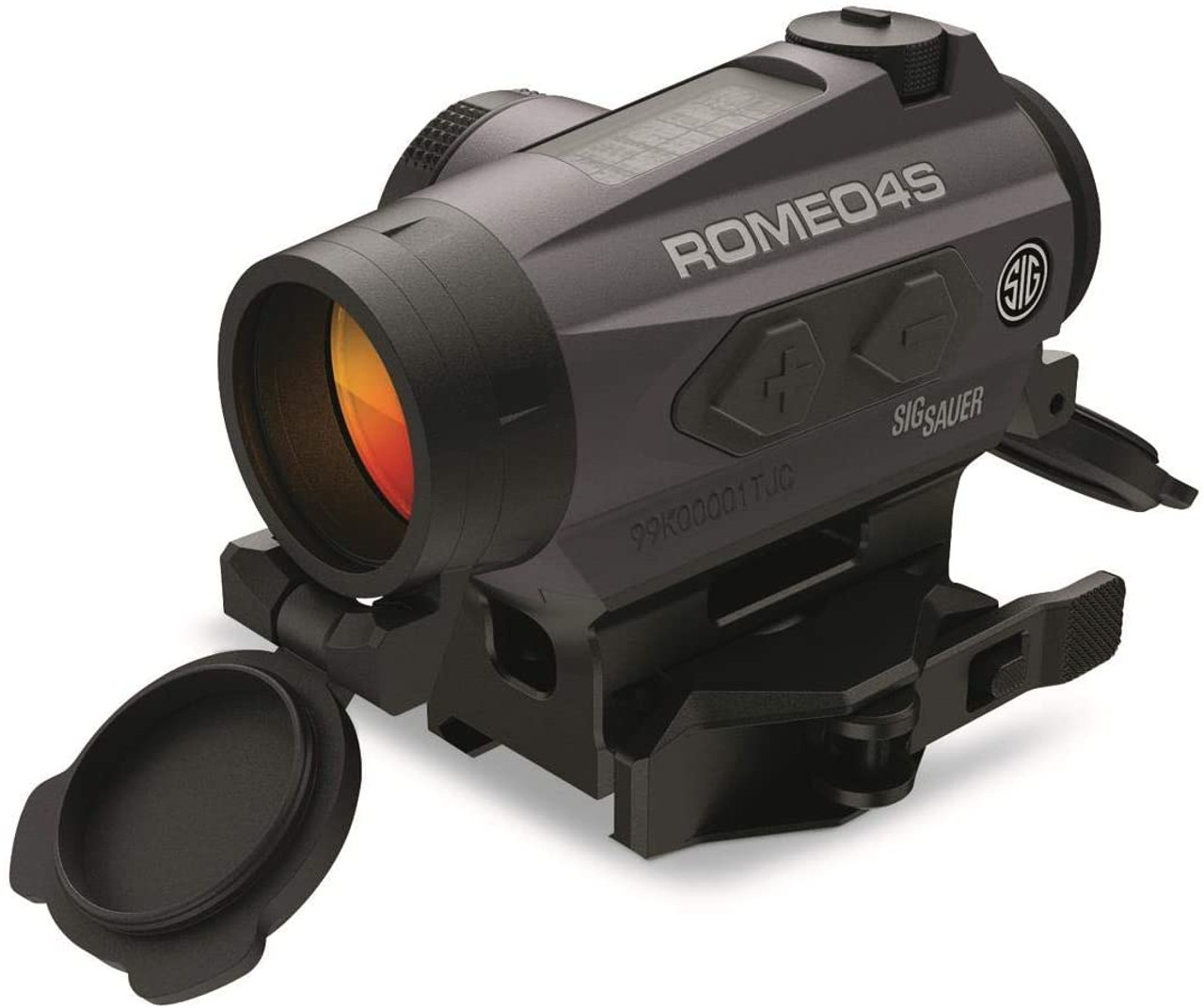 Laylax SIG SAUER ROMEO4S Dot Sight (BALLISTIC CIRCLE DOT Reticle) Torx and Quick-Release Mounts Graphite