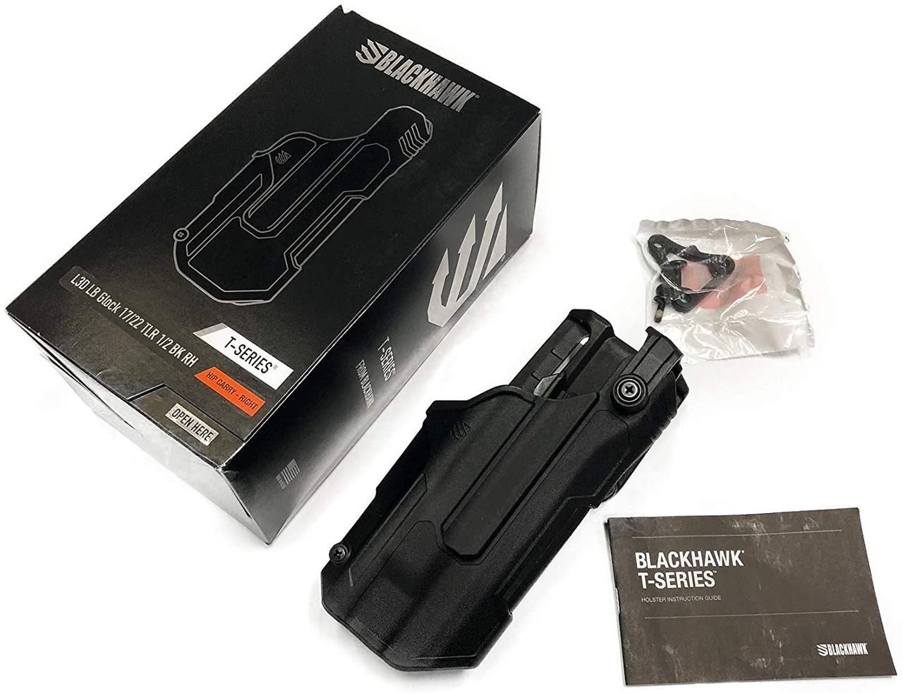 Blackhawk L3D T-series duty holster Glock 17, 22 with Streamlight