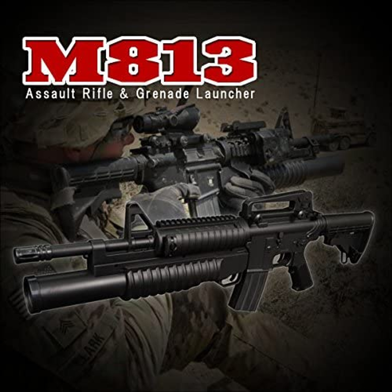 Double Eagle Assault Rifle Electric Guns M4A1 & M203 Model Assault Rifle + Grenade Launcher M813 Airsoft gun 