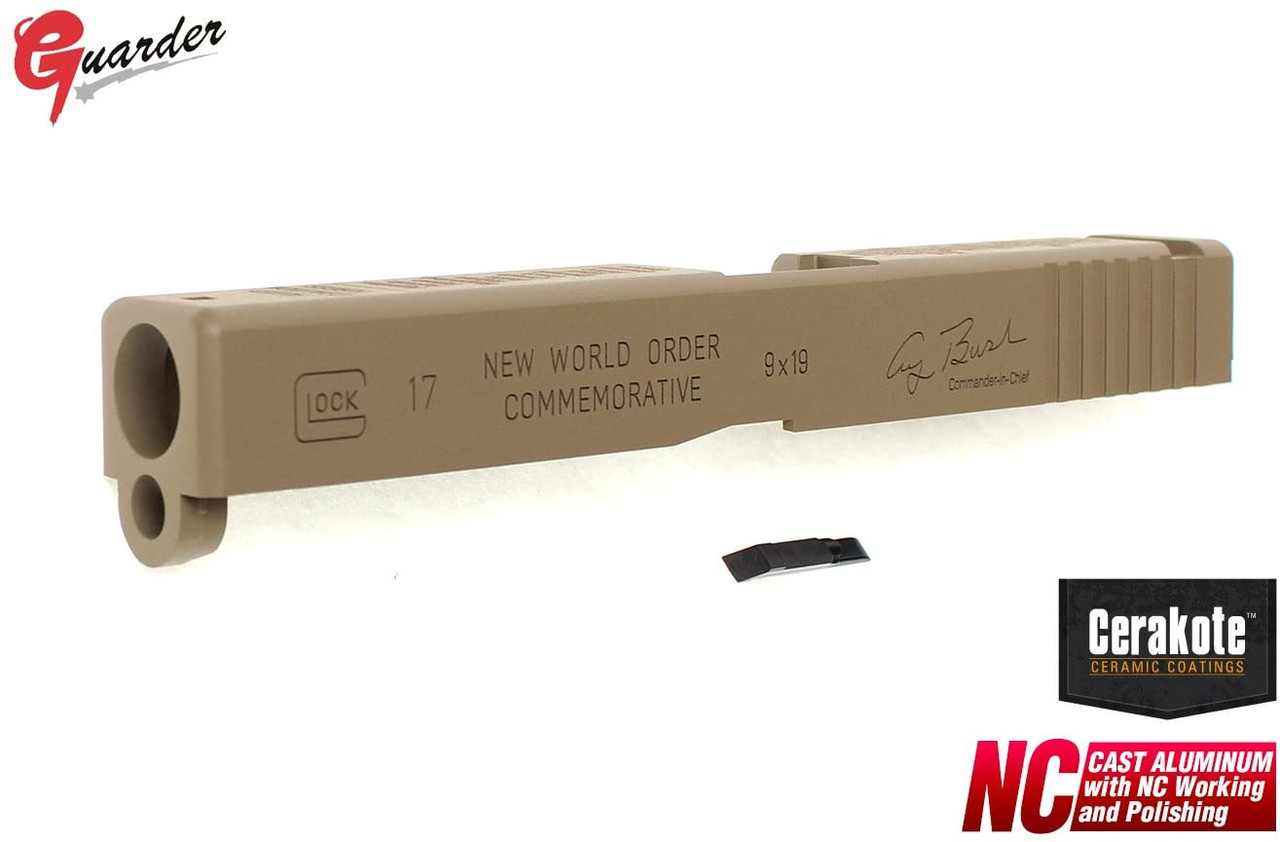 GUARDER Desert Storm Aluminum Slide G17 Limited Product - Airsoft