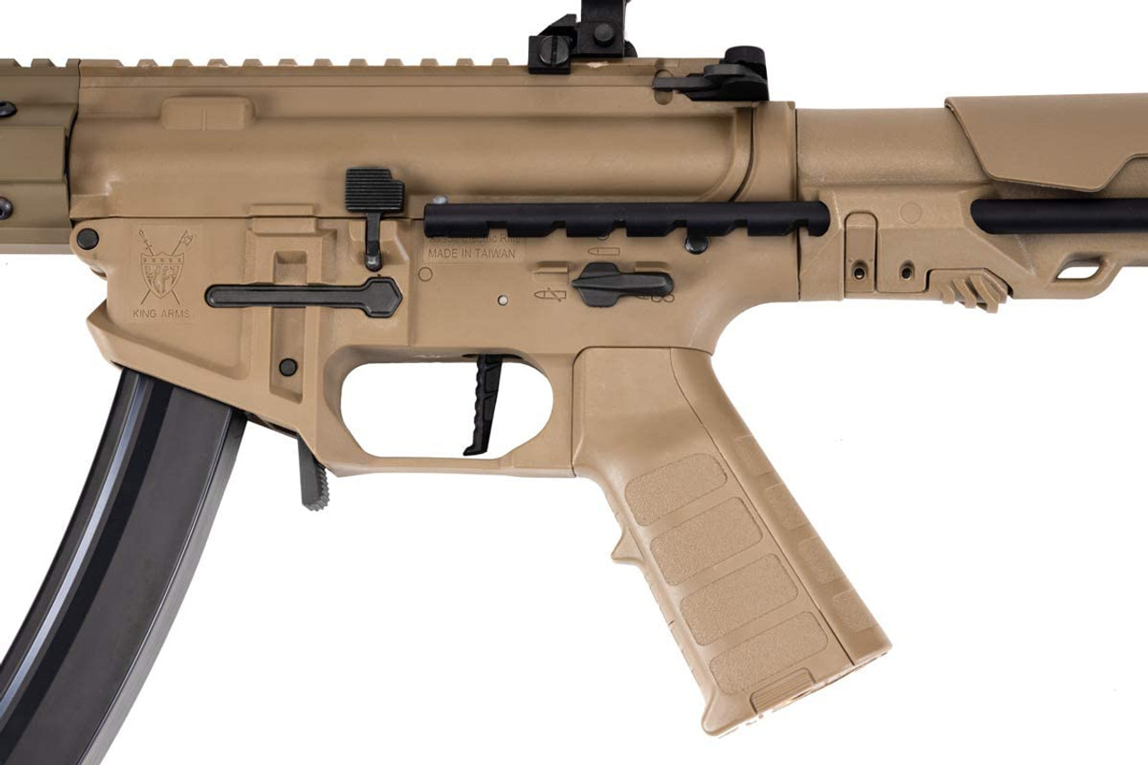 King Arms PDW 9mm Airsoft Electric Rifle gun [MP5 Magazine