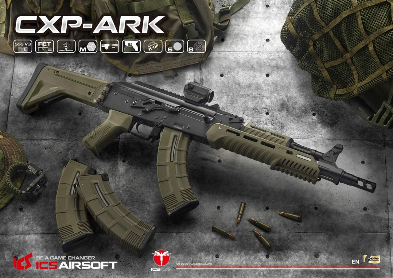 BATON Airsoft [ICS] CXP-ARK (AK Airsoft Electric Gun) (MOSFET: BK