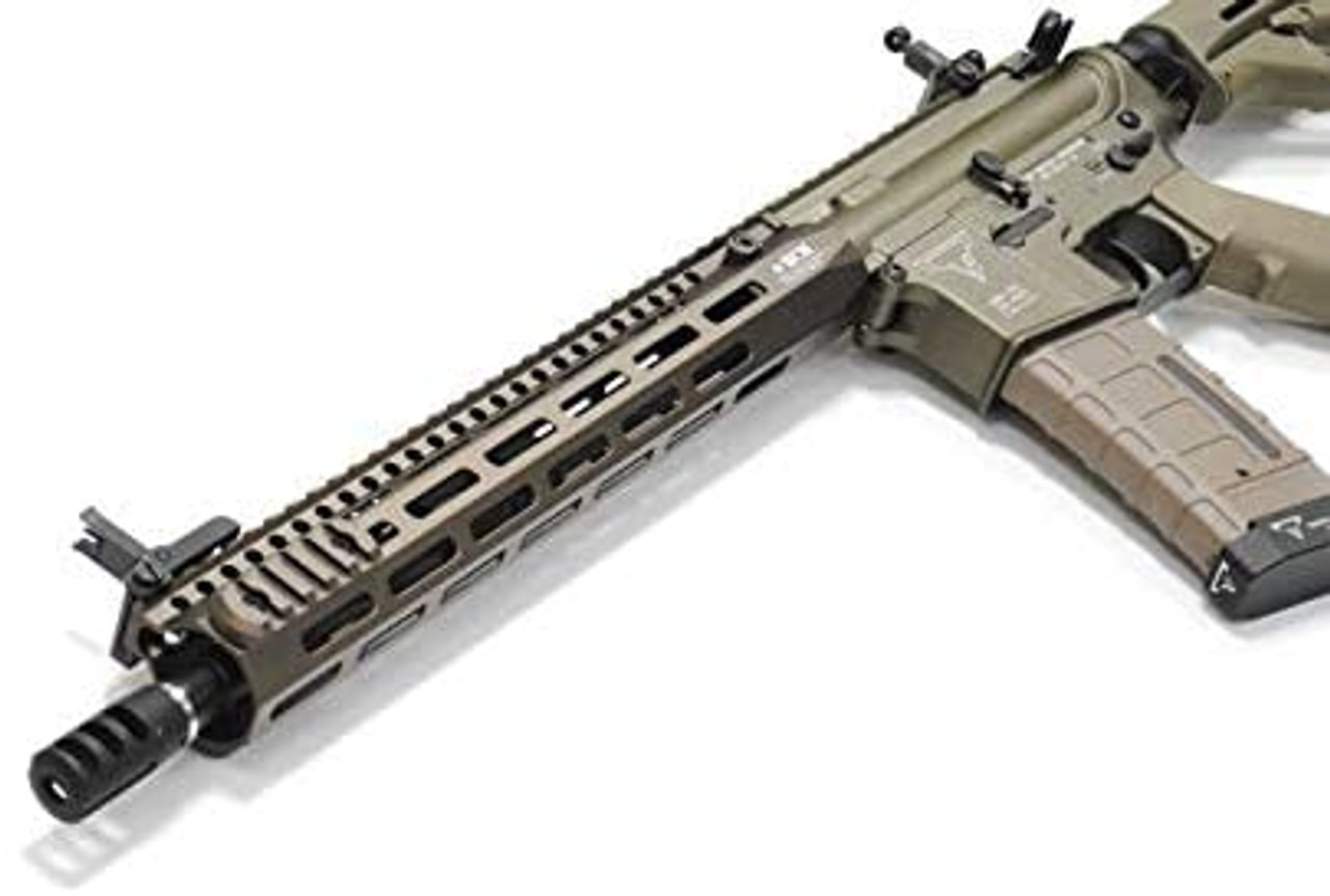 新品特売DOUBLE BELL TTIタイプ AR-15 スタンダード TTI TR-1刻印 M-LOKハンドガード メタル電動ガン ブラック M4 M16 No.082 電動ガン