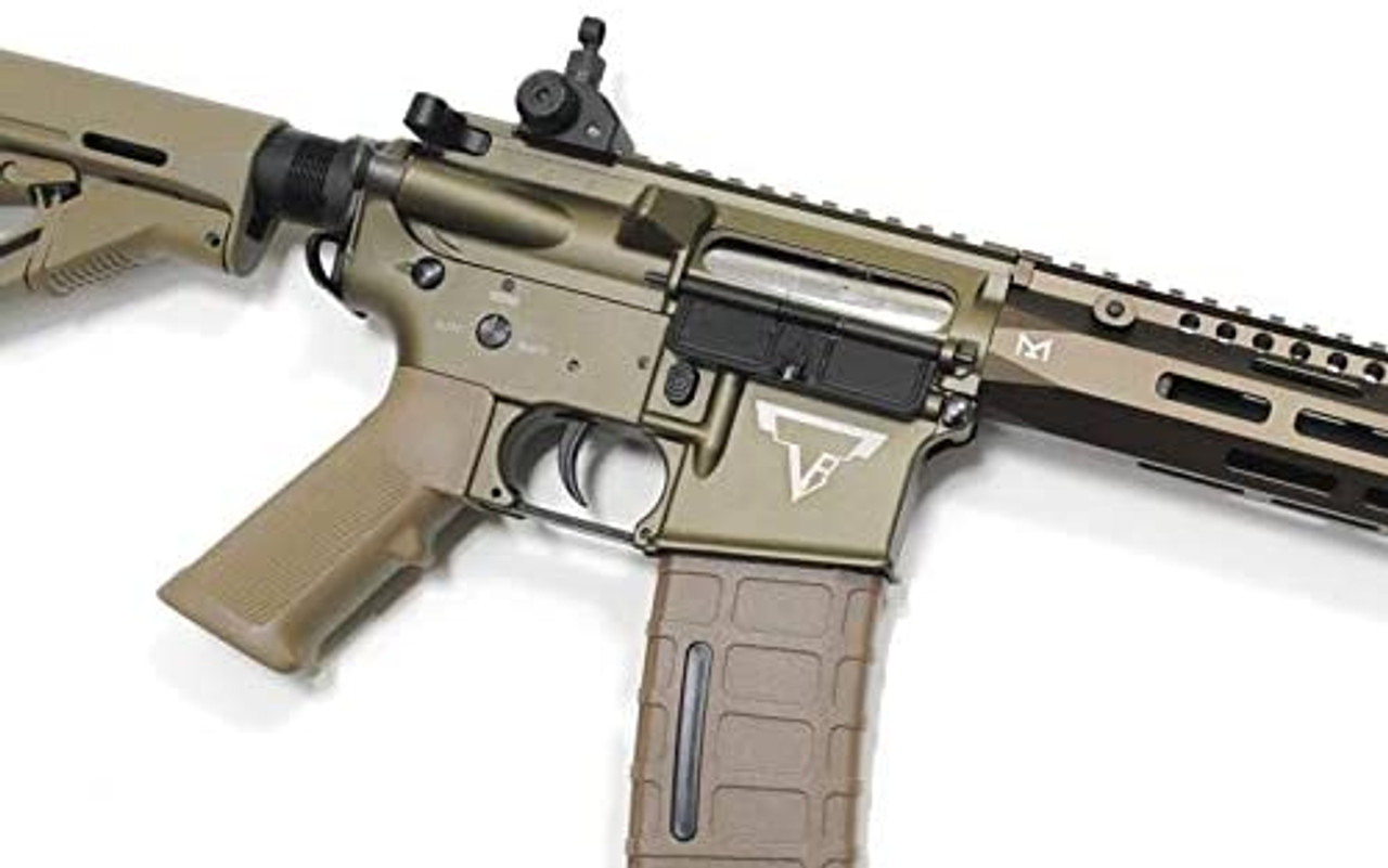 新製品DOUBLE BELL TTIタイプ AR-15 スタンダード TTI TR-1刻印 M-LOKハンドガード メタル電動ガン ブラック M4 M16 No.082 電動ガン