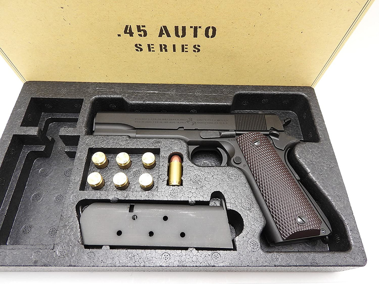 数量限定新品CAW COLT 45AUTO U S Army M1911-A1 HW-Black 1stlot 発火モデル モデルガン