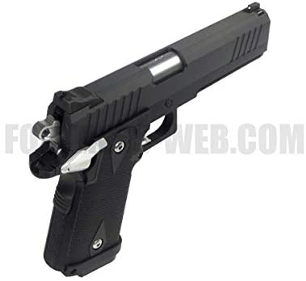 Tokyo Marui [Set product] Airsoft Electric hand gun Hi-CAPA E (main unit + custom built-in + LIPO battery set)