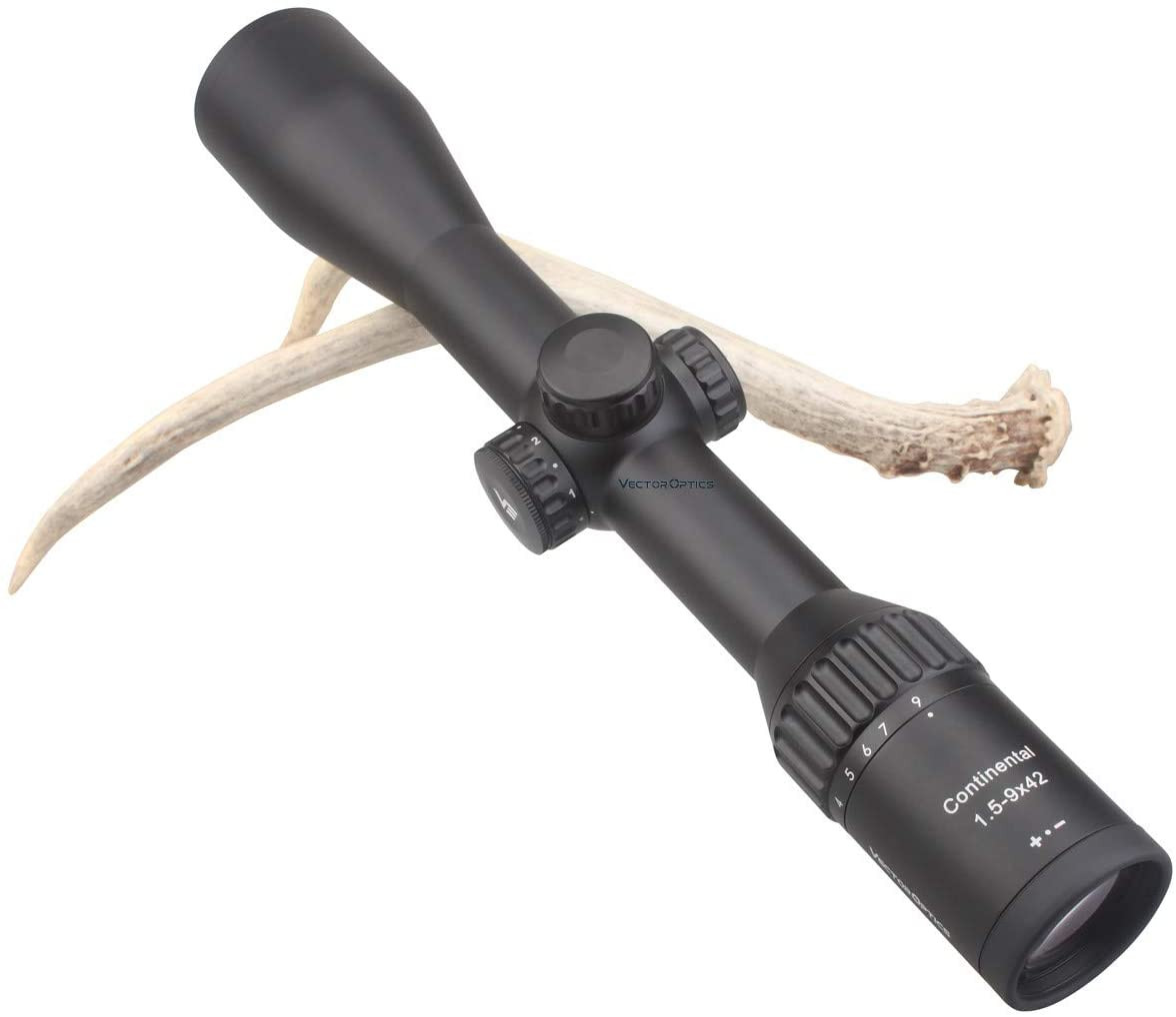 Vector Optics Continental 1.5-9x42 Tactical Hunting Rifle Scope