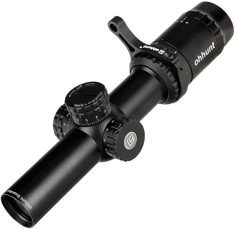 ohhunt Guardian 1-5X24 IR Rifle Scope RG Illumination Reticle 30mm