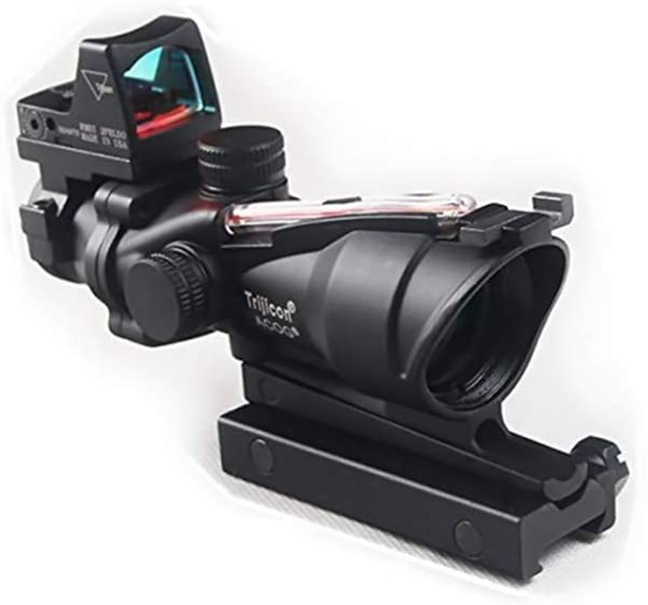 Tryangle Scope Trijicon ACOG TA31 ECOS + Kill Flash Replica Black