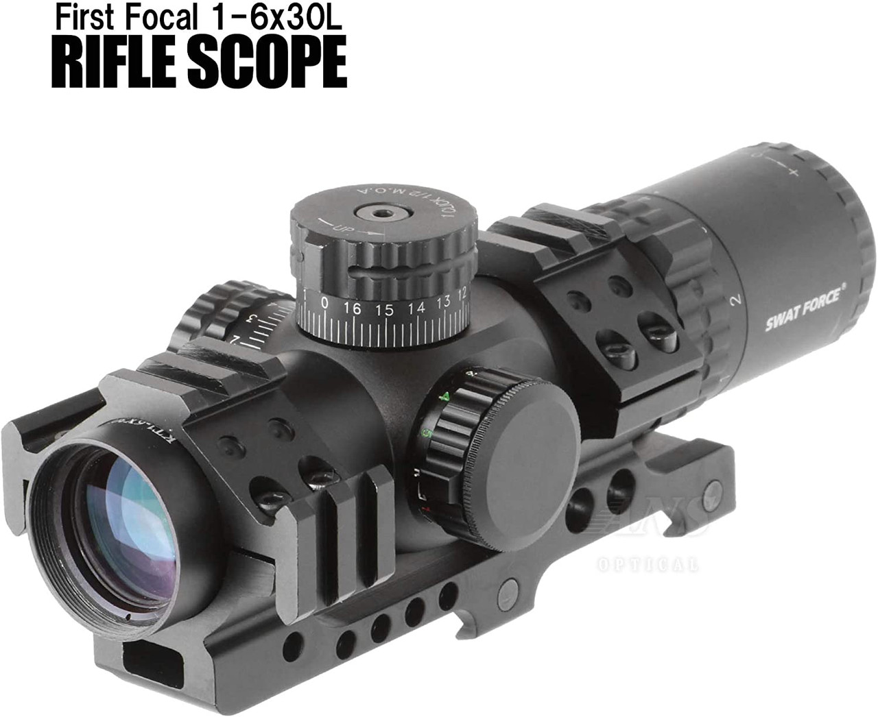 SWAT FORCE KT1-6x30L type Fast focal 1-6 magnification scope replica