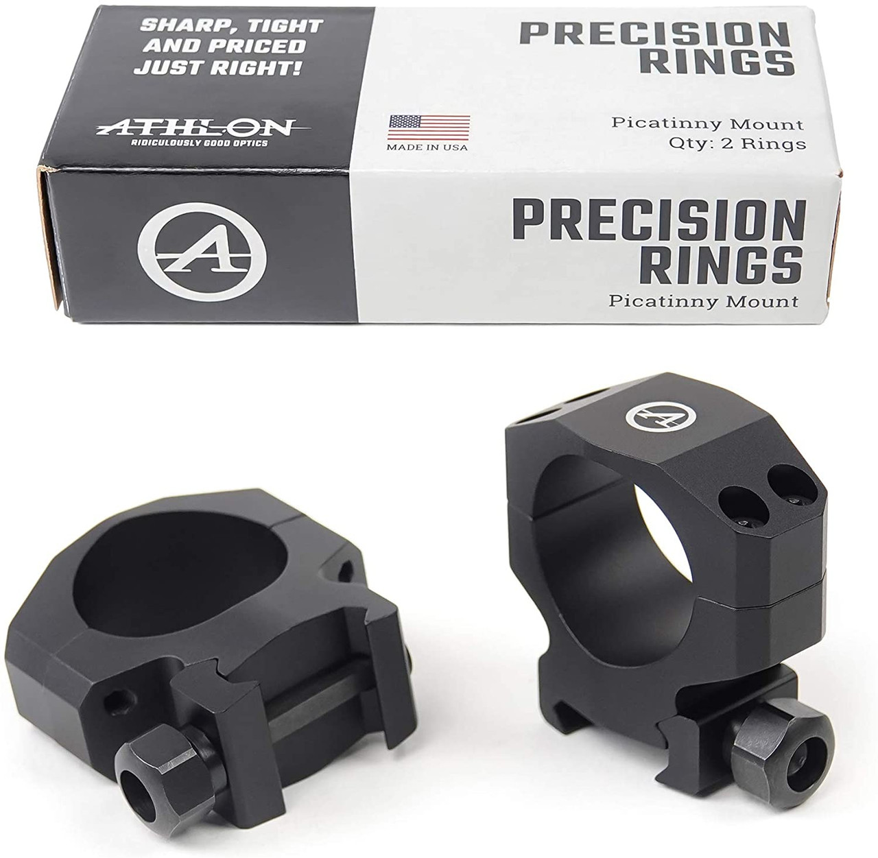 Athlon Precision 30mm Medium Height Ring