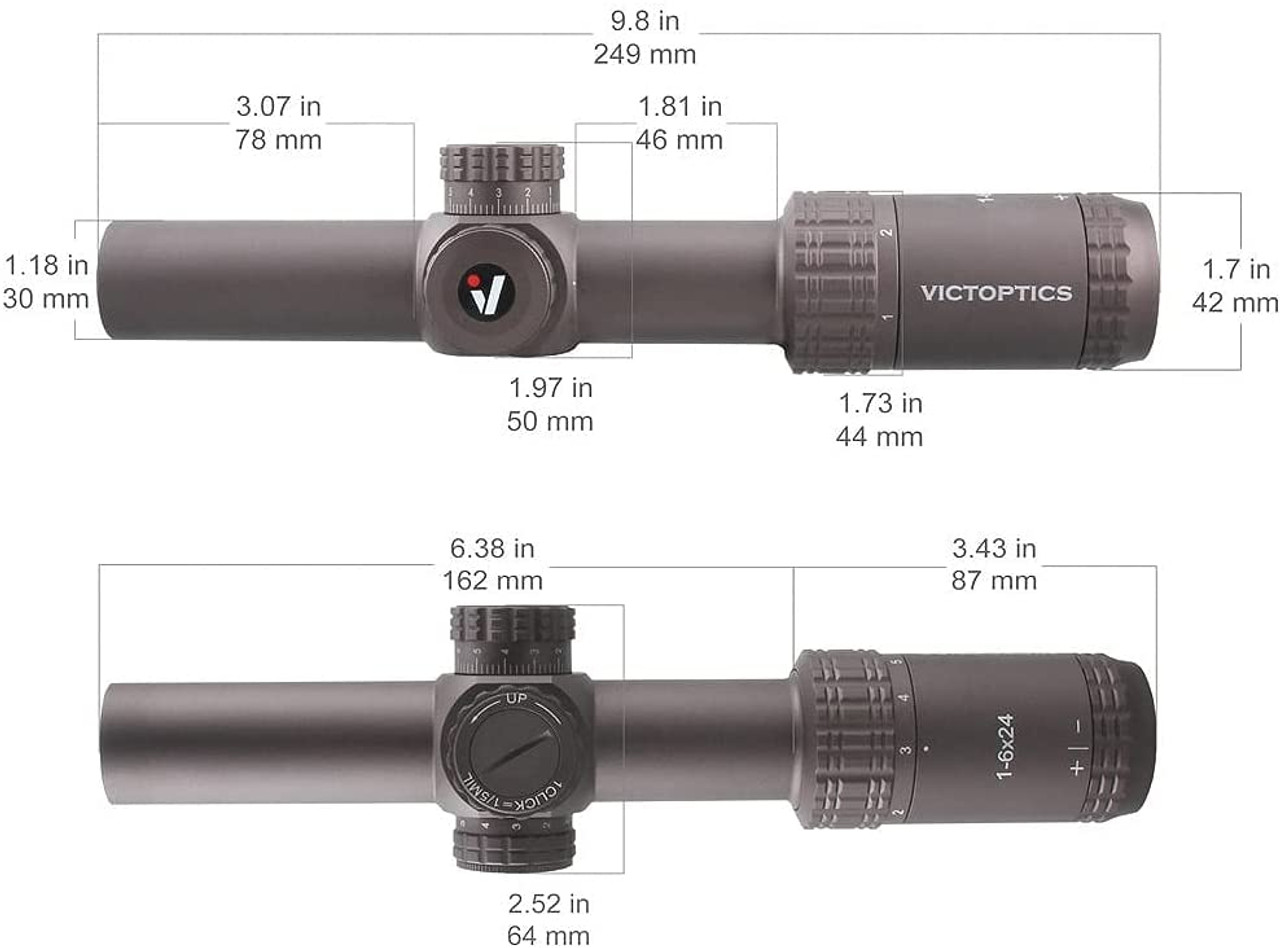 Vector Optics S6 Burnt Brown 1-6x24 - Airsoft Shop Japan