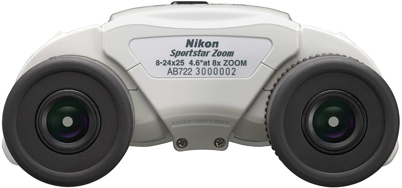 Nikon Binoculars Sportstar Zoom 8-24x25 Porro Prism White SPZ8