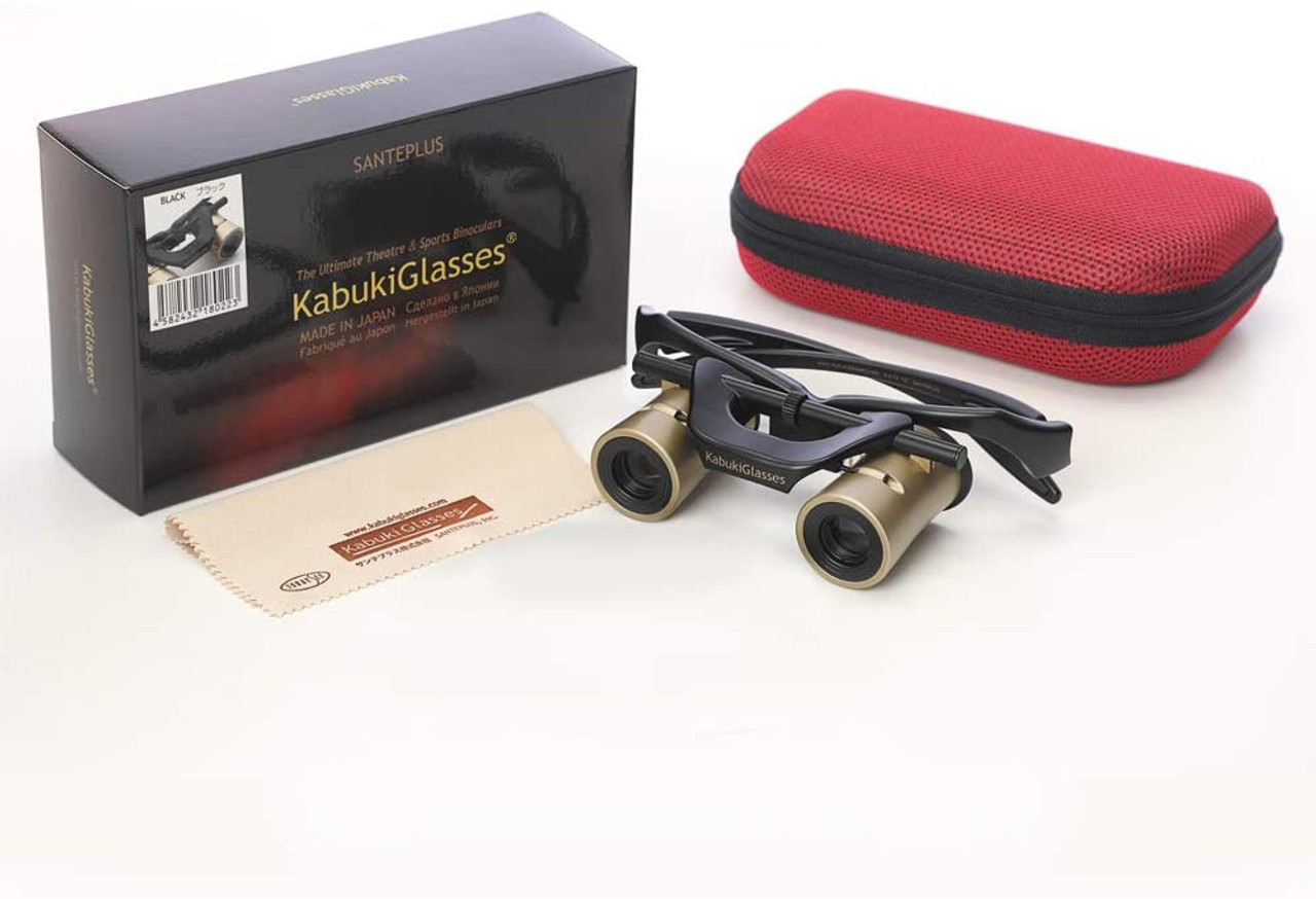 SANTEPLUS Kabuki Glass (Black) High-performance binoculars