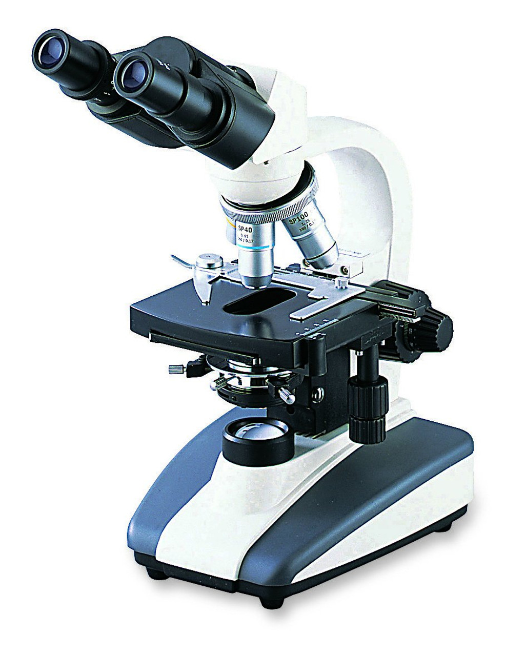 As One Semi-plano Lens Biological Microscope (LED Light) Binocular 40~1000× E-138-LED /8-4171-02