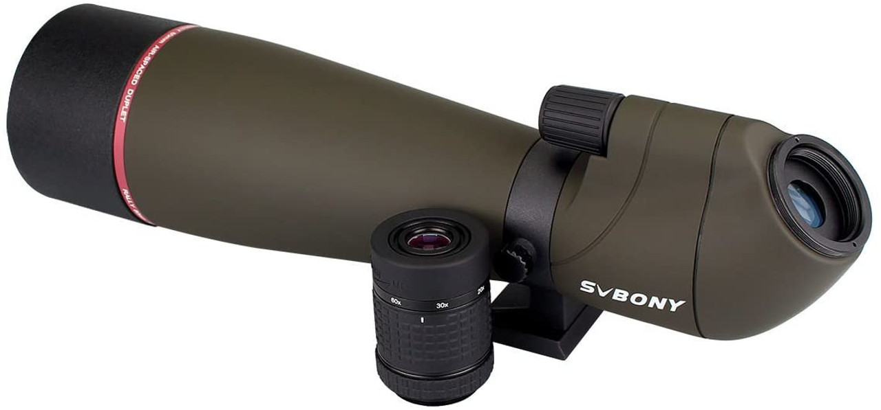 SVBONY SV13 20-60X80 Fieldscope Telescope Monocular High Magnification Telephoto Lens Spotting Scope Telescope 