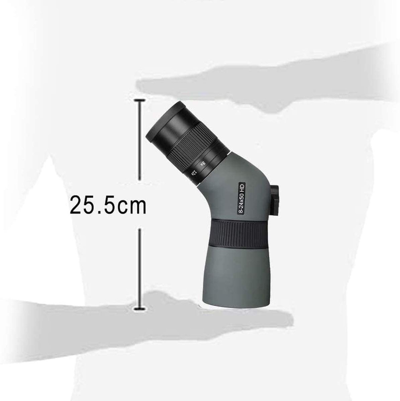 SVBONY SV410 Fieldscope Telescope High Magnification 8-24x50mm ED Lens FMC IPX5 Waterproof Compact Spottingscope