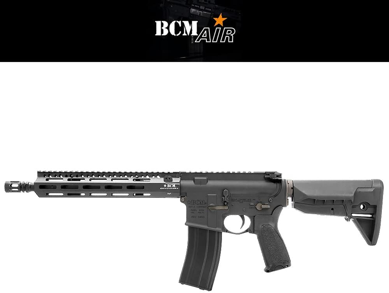 BCM AIR BCM-MCMR 11.5 Gas Blowback Airsoft gun Black - Airsoft