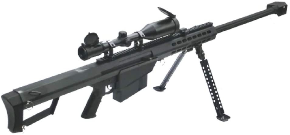 「まる」 バレット（Barrett M82A1) おまけ付き(最後の1枚) SNOW WOLF Barrett M82A1 engraved model air cocking version (SW
