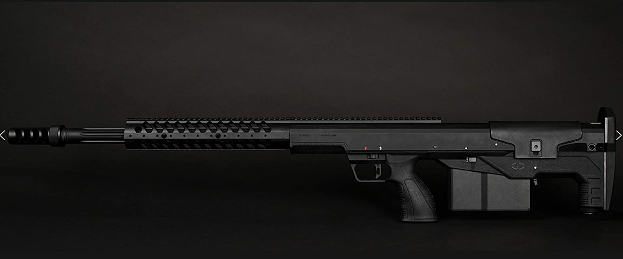 Silverback HTI .50 BMG Rifle (Pull Bolt) Black / Black Pullback Sniper Air Cocking Rifle SBA-BLT-20BK