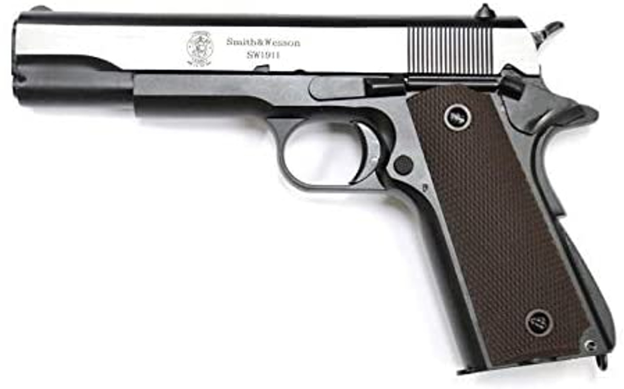 DOUBLE BELL M1911A1 S & W engraved government blowback Airsoft gas