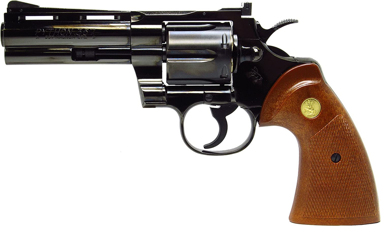 Tanaka Colt Python .357 Magnum 4inch R Model Steel Finish Gas Revolver Airsoft gun