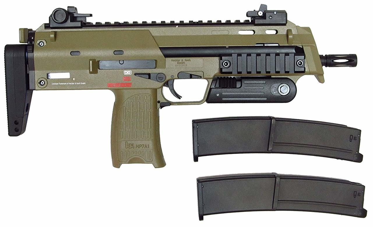 KSC MP7 A1 - II Tan Color Gas blow back Airsoft gun - Airsoft Shop 