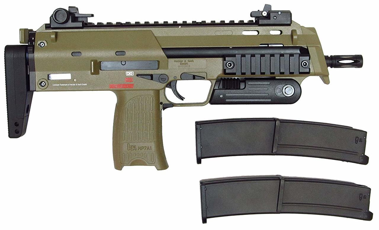 KSC MP7 A1 - II Tan Color Gas blow back Airsoft gun - Airsoft Shop