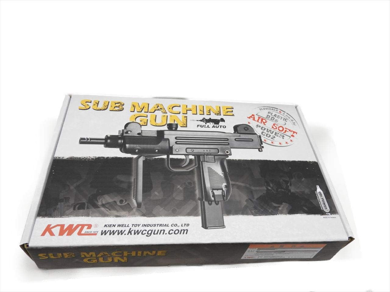 KWC UZI Mini Uzi Submachine Gun CO2 GBB Airsoft Gun 6mmBB 