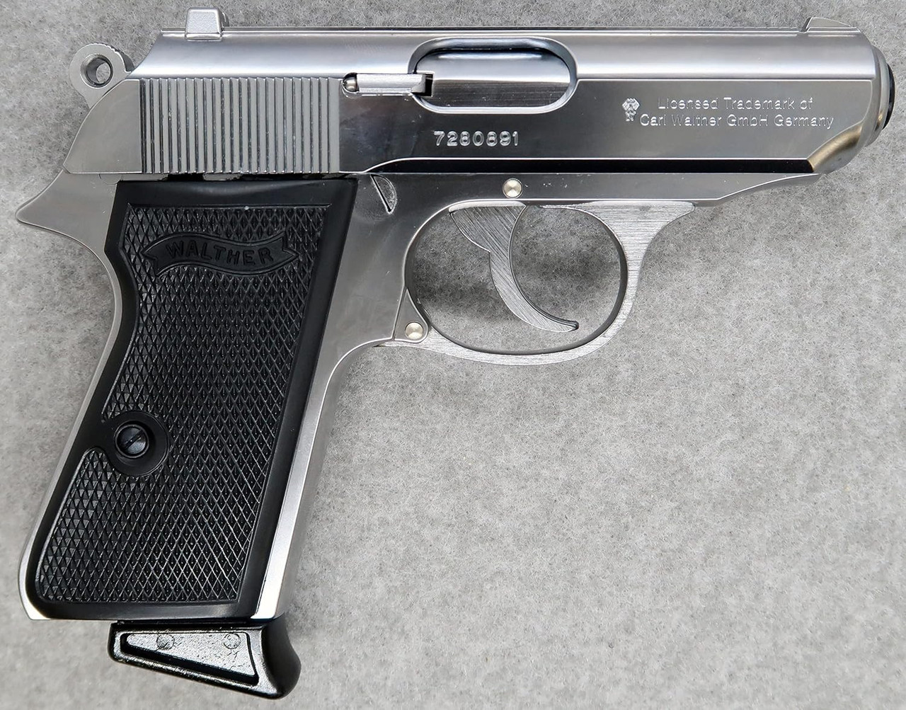 Marushin Walther PPK/s Silver ABS Model Gun Finished Product