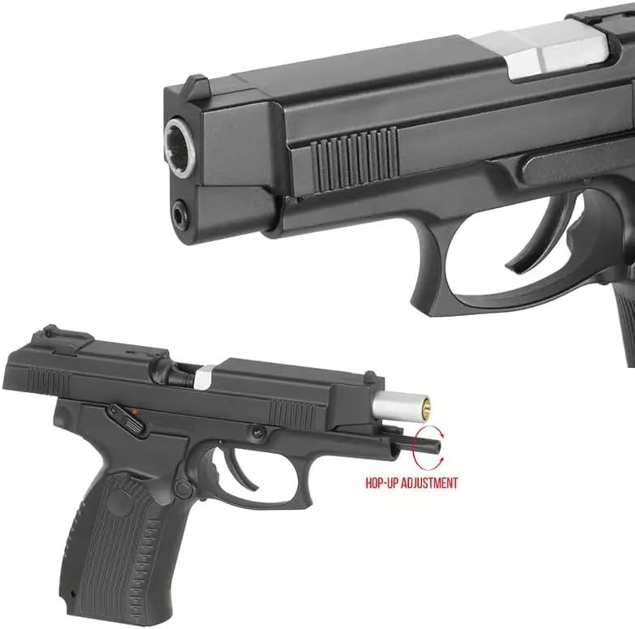 CYMA MP-443 MOSFET Electric Blowback Airsoft Handgun BK
