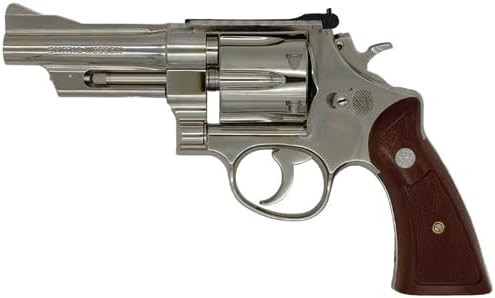 Tanaka Works S&W M27 The .357 Magnum Nickel Finish 4-inch Firing