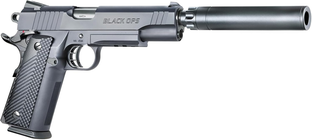 OPS Tactical モデルガン シルバー/ブラック 2026 WA Lucky Bag Model - 3rd Release] Para Ordnance Black OPS