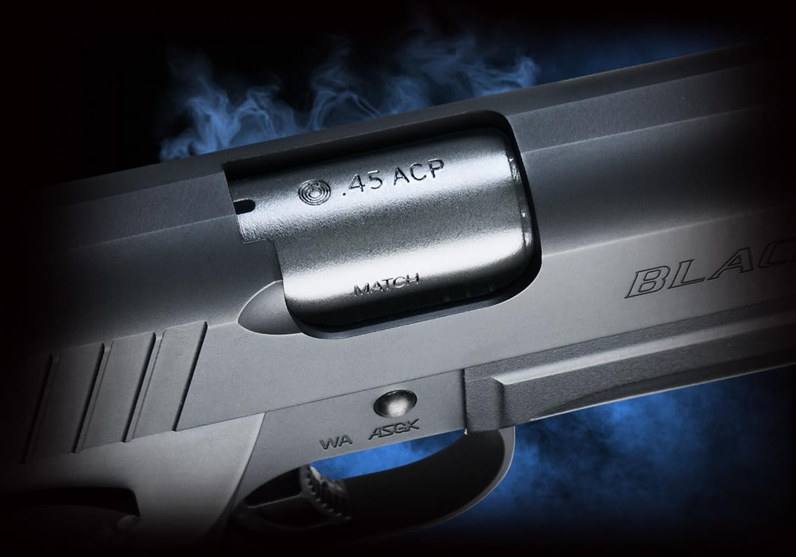 [2026 WA Lucky Bag Model - 3rd Release] Para Ordnance Black OPS Airsoft gun with Silencer