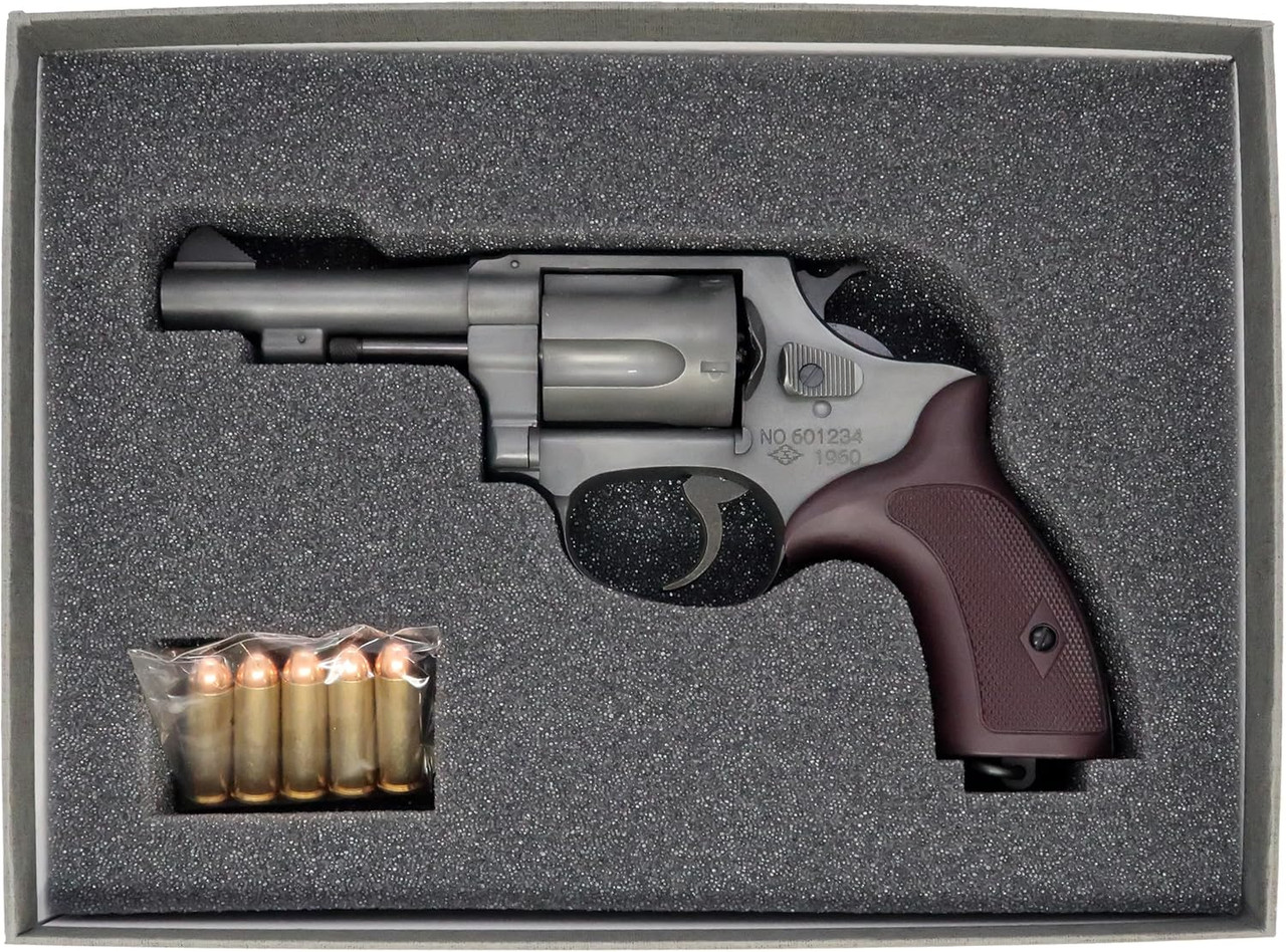 M.I.E Souken A!CTION New Nambu M60 Revolver 77mm 1960 Model Gun (Assembled) 