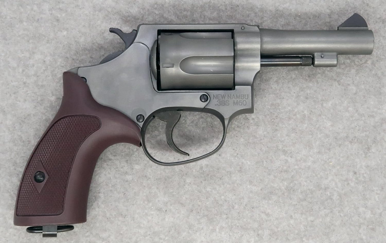 M.I.E Souken A!CTION New Nambu M60 Revolver 77mm 1960 Model Gun (Assembled) 