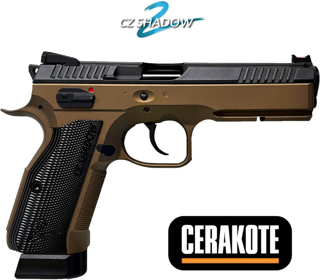 HATCH: Carbon8 CZ SHADOW-2 (Cerakote Bronze) CO2 Gas Blowback (CB15) Airsoft gun 