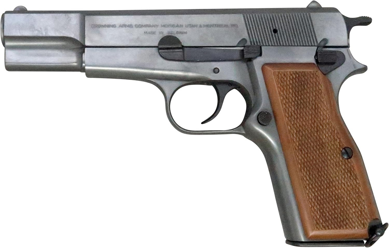 Marushin K.K. Hi-Power Commercial "Excellent Heavyweight" with Wooden Grips X-PFC Model Gun (Fully Assembled, Firing Type) 032614