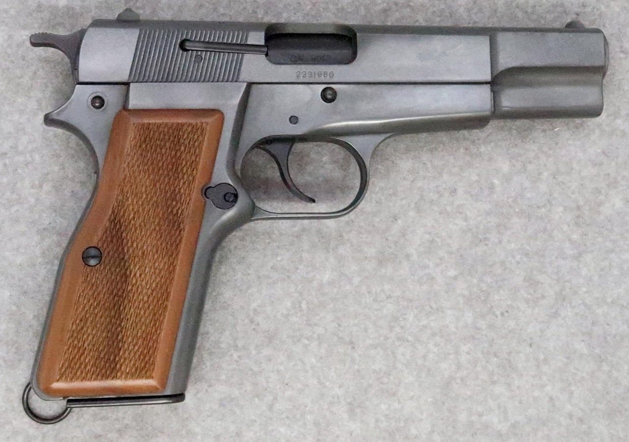 Marushin K.K. Hi-Power Commercial "Excellent Heavyweight" with Wooden Grips X-PFC Model Gun (Fully Assembled, Firing Type) 032614