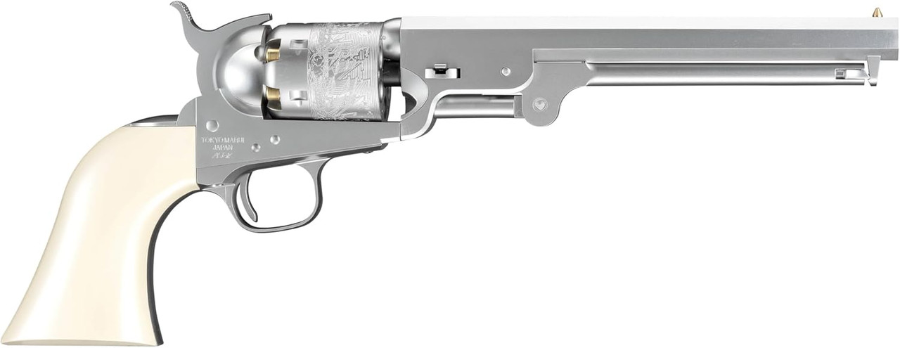 Tokyo Marui Air Revolver PRO No. 7 M1851 NAVY Silver Model