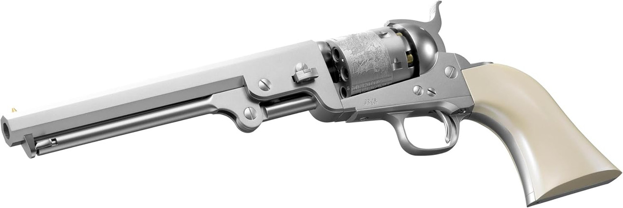 Tokyo Marui Air Revolver PRO No. 7 M1851 NAVY Silver Model