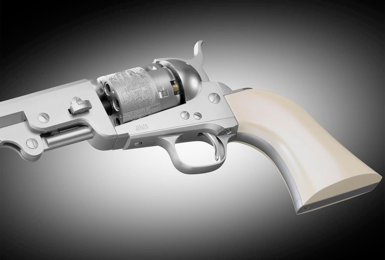 Tokyo Marui Air Revolver PRO No. 7 M1851 NAVY Silver Model