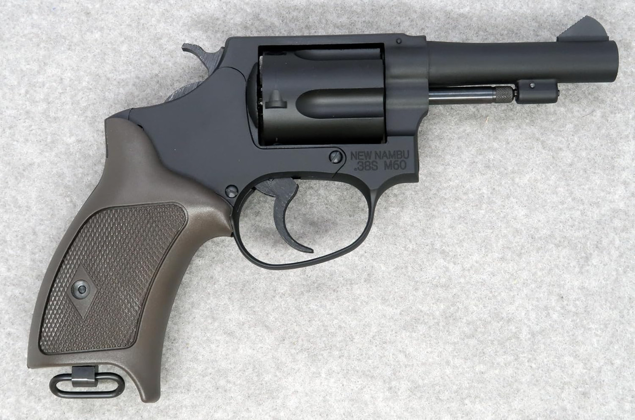 M.I.E. Souken A!CTION New Nambu M60 Revolver [.38 Special, 77mm Barrel, 1985 Production Model] Finished Model Gun