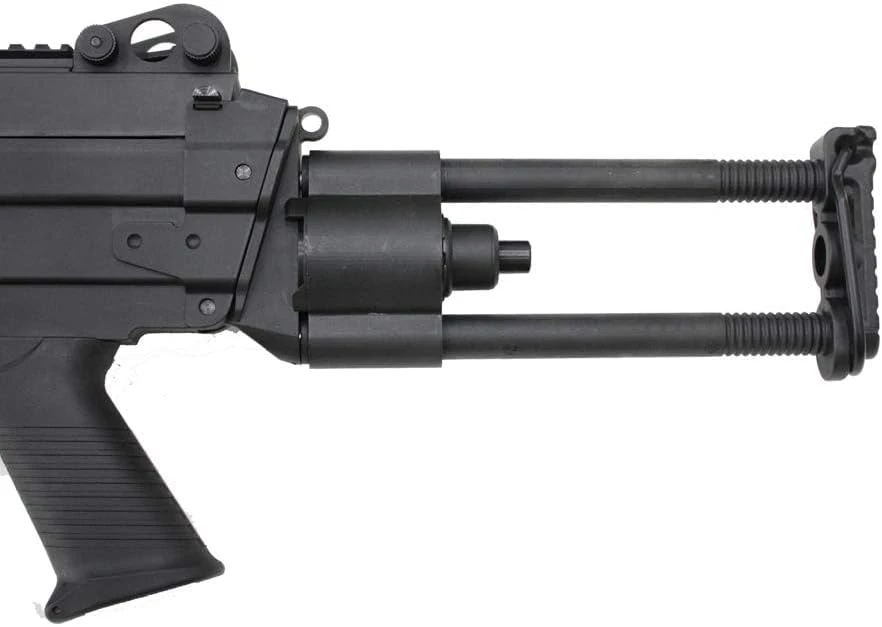 S&T M249 PARA BK Sportline AEG - Box Magazine Version (FN Markings) [M249 TAN Gun Case Set]