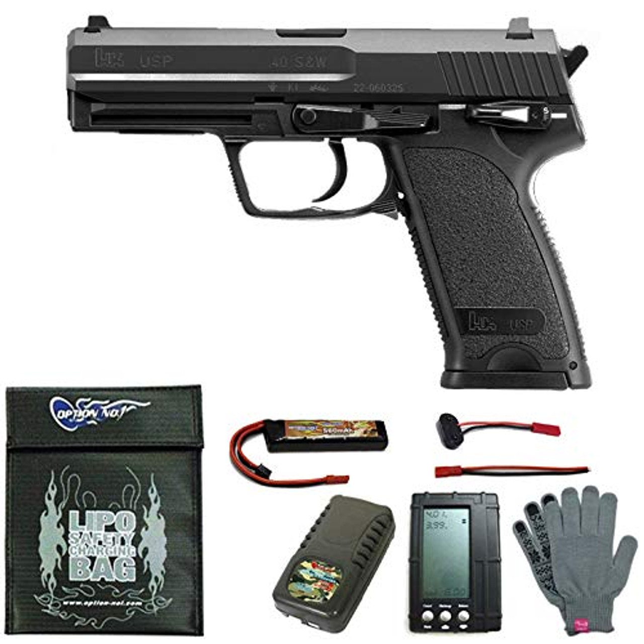 Tokyo Marui full set of H&K USP 40S & W black Electric Airsoft 