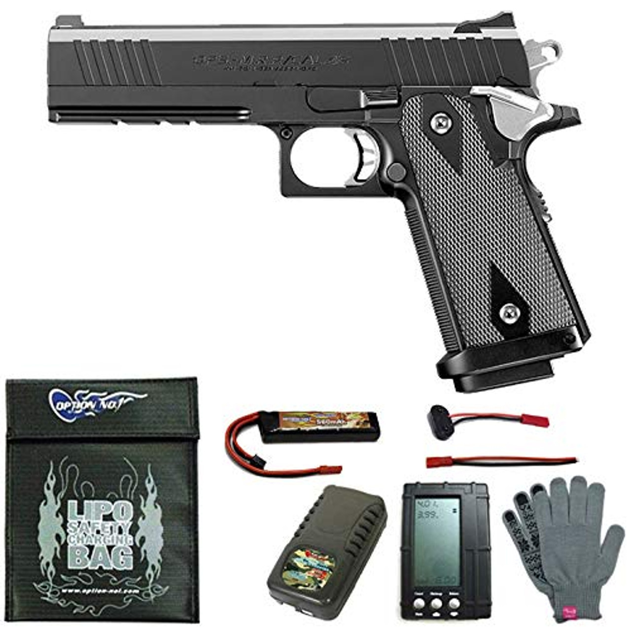 Tokyo Marui full set of  Hi Capa E 5.1 Airsoft Electric handgun + Accessories